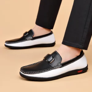 New Brand Loafers Men's Shoes All-match Formal Business Leather Shoes Soft Lightweight Men's Casual Men's Fashion Sneakers Shoes - Image 3