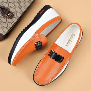 New Brand Loafers Men's Shoes All-match Formal Business Leather Shoes Soft Lightweight Men's Casual Men's Fashion Sneakers Shoes - Image 6