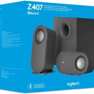 Logitech Z407 Bluetooth Computer Speakers With Subwoofer And Wireless Control, Immersive Sound, Premium Audio With Multiple Inputs, Usb Speakers - Image 8