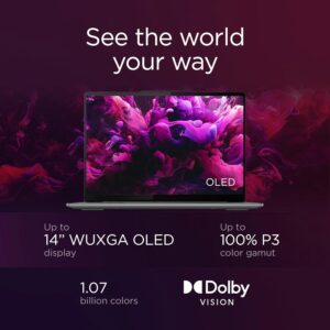 Lenovo Yoga Slim 7 14IMH9 Laptop (UAE Version), Intel Core Ultra 5 125H, 14"WUXGA OLED Display, 16GB RAM, 1TB SSD, Intel Arc Graphics, Win11, Luna Grey, [83CV00FNAX] + 2Y Premium Care - Image 3