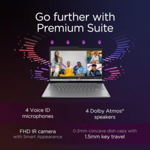 Lenovo Yoga Slim 7 14IMH9 Laptop (UAE Version), Intel Core Ultra 5 125H, 14"WUXGA OLED Display, 16GB RAM, 1TB SSD, Intel Arc Graphics, Win11, Luna Grey, [83CV00FNAX] + 2Y Premium Care - Image 6