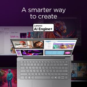 Lenovo Yoga Slim 7 14IMH9 Laptop (UAE Version), Intel Core Ultra 5 125H, 14"WUXGA OLED Display, 16GB RAM, 1TB SSD, Intel Arc Graphics, Win11, Luna Grey, [83CV00FNAX] + 2Y Premium Care - Image 8