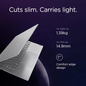 Lenovo Yoga Slim 7 14IMH9 Laptop (UAE Version), Intel Core Ultra 5 125H, 14"WUXGA OLED Display, 16GB RAM, 1TB SSD, Intel Arc Graphics, Win11, Luna Grey, [83CV00FNAX] + 2Y Premium Care - Image 9