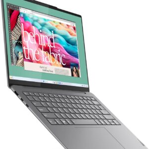 Lenovo Yoga Slim 7 14IMH9 Laptop (UAE Version), Intel Core Ultra 5 125H, 14"WUXGA OLED Display, 16GB RAM, 1TB SSD, Intel Arc Graphics, Win11, Luna Grey, [83CV00FNAX] + 2Y Premium Care - Image 11