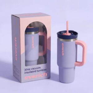 Everich High Quality 30oz 2 in 1 Lid Stainless Steel Tumbler LFGB CE Double Wall Vacuum Insulation Tumbler Factory Price - Image 2