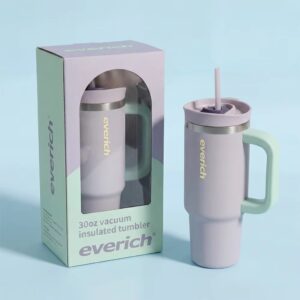 Everich High Quality 30oz 2 in 1 Lid Stainless Steel Tumbler LFGB CE Double Wall Vacuum Insulation Tumbler Factory Price - Image 3