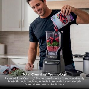 Ninja Professional Blender 2.0 | Smoothie Maker, Drink Mixer, Grinder, Ice Crusher | Total Crushing Technology, Auto-iQ Program, 1200W Power, XL 72-oz. Pitcher | Dark Grey | BR201AMZ - Image 4