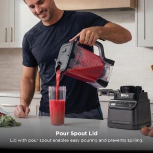 Ninja Professional Blender 2.0 | Smoothie Maker, Drink Mixer, Grinder, Ice Crusher | Total Crushing Technology, Auto-iQ Program, 1200W Power, XL 72-oz. Pitcher | Dark Grey | BR201AMZ - Image 5