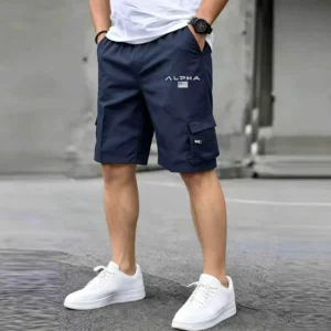 American Flag Printed Cargo Shorts Independence Day Eagle Shorts Summer Cargo Work Camping Multi-pocket Short Pants Streetwear - Image 5