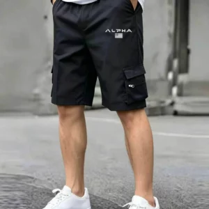 American Flag Printed Cargo Shorts Independence Day Eagle Shorts Summer Cargo Work Camping Multi-pocket Short Pants Streetwear - Image 4