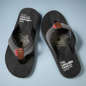 Men's Cotton Slippers Comfortable Breathable Home Footwear Soft Slip On Summer Sandals - Image 4