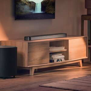 JBL Bar 500MK2-5.1 Channel soundbar System with Dolby Atmos, MultiBeam 3.0 & PureVoice 2.0, 750W with 10" Sub, Easy Sound Calibration, and Works with Voice Assistant-Enabled Speakers (Black) - Image 2