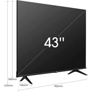 Hisense 43 Inch TV FHD Smart TV, With Dolby Vision HDR, DTS Virtual X, YouTube, Netflix, Freeview Play & Alexa Built-in, Bluetooth & WiFi 43A4GTUK Black - Image 5