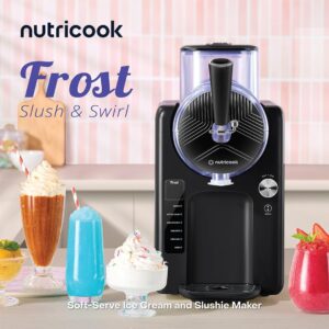 Nutricook Frost Ice Cream Maker – 2-in-1 Soft Serve & Slushie Machine | No Pre-Freezing | Slushie, Gelato, Frozen Yoghurt, Sorbet, Milkshake & More | 6 Modes, 7 Textures, 1.8L, 2 Yr Warranty - Image 10