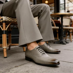 Social Male Shoe Comfortable Gentleman'S Stylish Business Men'S Dress Shoes Leather - Image 2