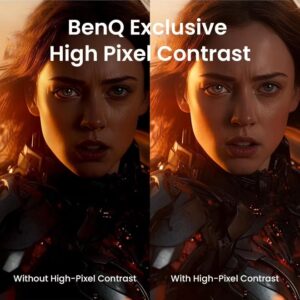 BenQ 27 inch QHD 200Hz IPS Gaming Monitor | USB-C (65W) | HDRi | 1200:1 Contrast | 90% P3 Gamut | 350 Nits | Built-in Speakers (5W x2) | AMD FreeSync Premium | HDMI | Game Color Mode EW270Q2K white - Image 4
