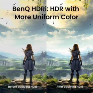 BenQ 27 inch QHD 200Hz IPS Gaming Monitor | USB-C (65W) | HDRi | 1200:1 Contrast | 90% P3 Gamut | 350 Nits | Built-in Speakers (5W x2) | AMD FreeSync Premium | HDMI | Game Color Mode EW270Q2K white - Image 5