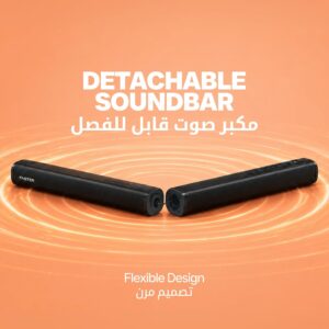 FASTER XB7000 Home Theater 2.1CH, Sound Bar with Subwoofer, 80W Output | Black Theater System Wall Mounting, Deep Thrilling Bass. Bluetooth, HDMI(ARC), Optical, AUX, USB for TV, PC with Remote - Image 9