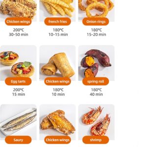 Digital Air Fryer Oven, 2800W, 15L Big-Sized Capacity, Touch Control, 12 Preset Functions, 80-200°C Adjustable Temp, Smoke-Free Cooking, stainless steel visual electric fryer. - Image 7