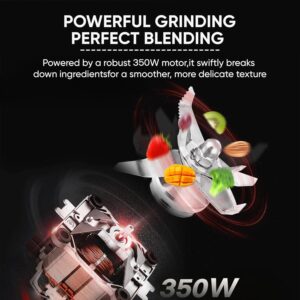 Nikai 3-in-1 Blender with 3 Jars, 1.5 Ltr Liquid Jar, 1 Coffee Grinder & 1 Meat Mincer, 2 Speeds, Stainless Blades, Unbreakable Jar, Perfect for Dry & Wet Fine Grinding, Mixing & Juicing-NB1900NA1 - Image 4