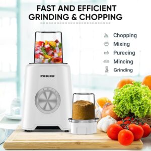 Nikai 3-in-1 Blender with 3 Jars, 1.5 Ltr Liquid Jar, 1 Coffee Grinder & 1 Meat Mincer, 2 Speeds, Stainless Blades, Unbreakable Jar, Perfect for Dry & Wet Fine Grinding, Mixing & Juicing-NB1900NA1 - Image 7
