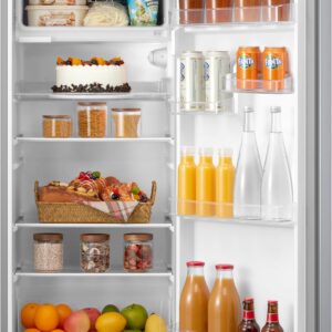 DAEWOO 250L Gross, Net 190L, Single Door Refrigerator, Air Flow System, De Frost, Powerful Cooling, Energy Efficient, Adjustable Storage, 10 Year Compressor and 1 Year Full Warranty-FR-250VSN-Silver - Image 3