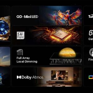 Skyworth 55 Inch QD-MiniLED Google Smart TV 55X6600H – 4K Ultra HD, Dolby Vision, Dolby Atmos - Image 2