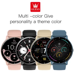 OLEVS 8201 Smart Watch Original Multifunctional Lectronic IP67 Waterproof Sports Fitness Tracker Silica Gel Bluetooth Smartwatch - Image 4