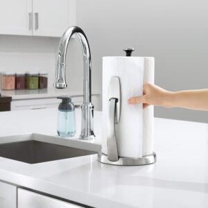 OXO Good Grips SimplyTear Paper Towel Holder Countertop for Kitchen - Image 2