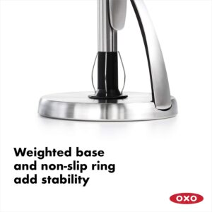 OXO Good Grips SimplyTear Paper Towel Holder Countertop for Kitchen - Image 6