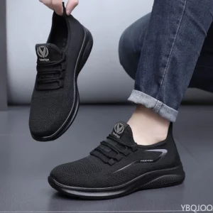 Men's Trendy Flat Bottom shoes Mesh Non Slip Lace Up Casual comfortable Shoes Lightweight Fashion Running Men sneakers - Image 6