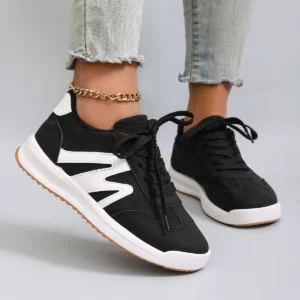 Spring new women's sports shoes, fashionable, breathable, lightweight, non-slip, wear-resistant, casual sports shoes, flat shoes - Image 8