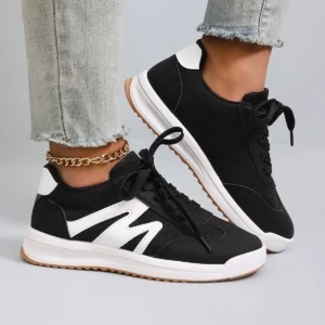 Spring new women's sports shoes, fashionable, breathable, lightweight, non-slip, wear-resistant, casual sports shoes, flat shoes - Image 6