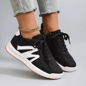 Spring new women's sports shoes, fashionable, breathable, lightweight, non-slip, wear-resistant, casual sports shoes, flat shoes - Image 5
