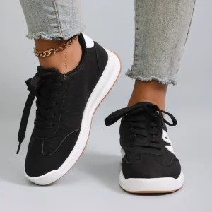Spring new women's sports shoes, fashionable, breathable, lightweight, non-slip, wear-resistant, casual sports shoes, flat shoes - Image 4