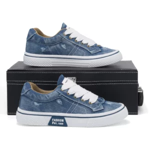 Personalized Spring and Autumn New Men's Shoes, Korean Style Fashionable Large Size Low-Top Casual Shoes, Denim Single Shoes, Versatile Sneakers - Image 7
