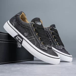 Personalized Spring and Autumn New Men's Shoes, Korean Style Fashionable Large Size Low-Top Casual Shoes, Denim Single Shoes, Versatile Sneakers - Image 5