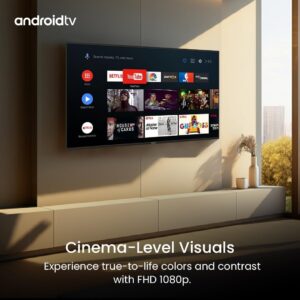 STAR TRACK Android Smart TV, HD, 32 Inch, Android 14.0, A+ Screen, Wifi, MIRACAST, Netflix, YouTube, Prime Video, HDMI, USB comes with Edgeless frame - Image 4