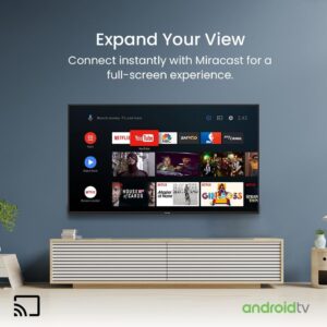 STAR TRACK Android Smart TV, HD, 32 Inch, Android 14.0, A+ Screen, Wifi, MIRACAST, Netflix, YouTube, Prime Video, HDMI, USB comes with Edgeless frame - Image 6