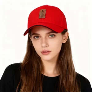 Khaki Vintage Fabric Label Baseball Cap for Men, Trendy and Versatile, Sunshade Duckbill Hat, Casual Soft Top, Flattering for Fa - Image 4