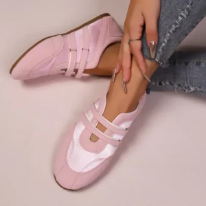 Flats Women's Sports Shoes Fashion Sneakers Casual Shallow Loafers Shoes Walking Ballet Shoes Trend Cozy Zapatillas De Mujer - Image 2