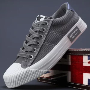 Men's Casual Shoes Classic Breathable Canvas Shoes Fashion Outdoor Sneakers for Men Lace Up Vulcanized Shoe Students Tenis Shoes - Image 2