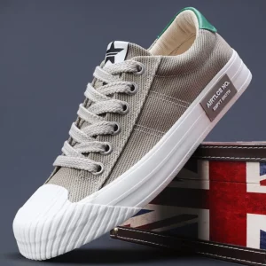 Men's Casual Shoes Classic Breathable Canvas Shoes Fashion Outdoor Sneakers for Men Lace Up Vulcanized Shoe Students Tenis Shoes - Image 5