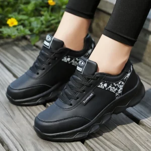 Women's Lightweight Lace-Up Casual Running Shoes, All Season Sneakers for Students Work Travel Outdoor Sports - Image 8