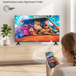 Impex 32 Inch HD Smart LED TV - HD 1366 x 768 Resolution, Latest Android Television, Quad Core, Frameless, A+ Panel, Android TV with Wi-Fi, 3 HDMI Ports , 2 USB, VGA, RJ45, 178° View, Slim Design, Netflix, YouTube, 2 Year Warranty - Gloria 32 Smart IX 32HD SMART IX 32HD SMART Black - Image 4