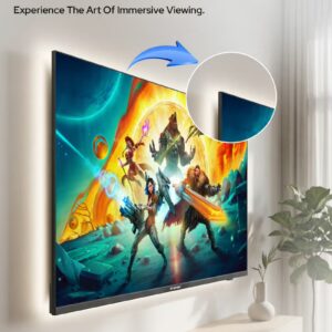 Impex 32 Inch HD Smart LED TV - HD 1366 x 768 Resolution, Latest Android Television, Quad Core, Frameless, A+ Panel, Android TV with Wi-Fi, 3 HDMI Ports , 2 USB, VGA, RJ45, 178° View, Slim Design, Netflix, YouTube, 2 Year Warranty - Gloria 32 Smart IX 32HD SMART IX 32HD SMART Black - Image 5