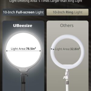 UBeesize 10" Key Light for Streaming, Desk Ring Light with Adjustable Arm, Zoom Lighting for Home Office, Gaming, Podcast, Video Calls, and Recording - Image 6