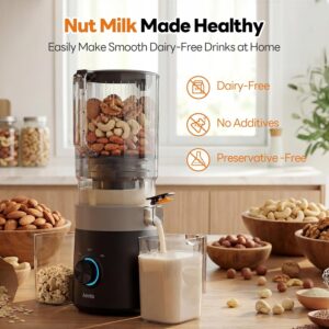 Aeitto 3-in-1 Juicer Machines, 6.0" Wide Mouth Hopper, Easy to Clean Juice, Sorbet & Nut Milk | With Recipe Cold Press Juicer | 100oz Capacity | Easy to Assembly & Reverse Function | With Pusher - Image 4