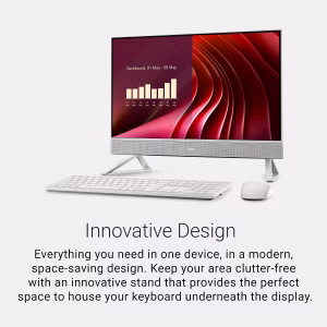 Dell 23.8" All-in-One Desktop, FHD, Intel Core 3 100U, Windows 11 Home Intel Graphics, 512GB SSD, 8GB, Wi‑Fi 6E, Bluetooth, Keyboard & Mouse, Dolby Atmos Speakers, EC24250 - Image 6