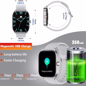 Odsslgw Smart Watch for Women Men(Answer/Make Call), Smartwatches with Heart Rate/SpO2/Sleep/Stress Monitor, IP68 Waterproof Activity Tracker for Android iPhone, 100+ Sports Fitness Watches - Image 8